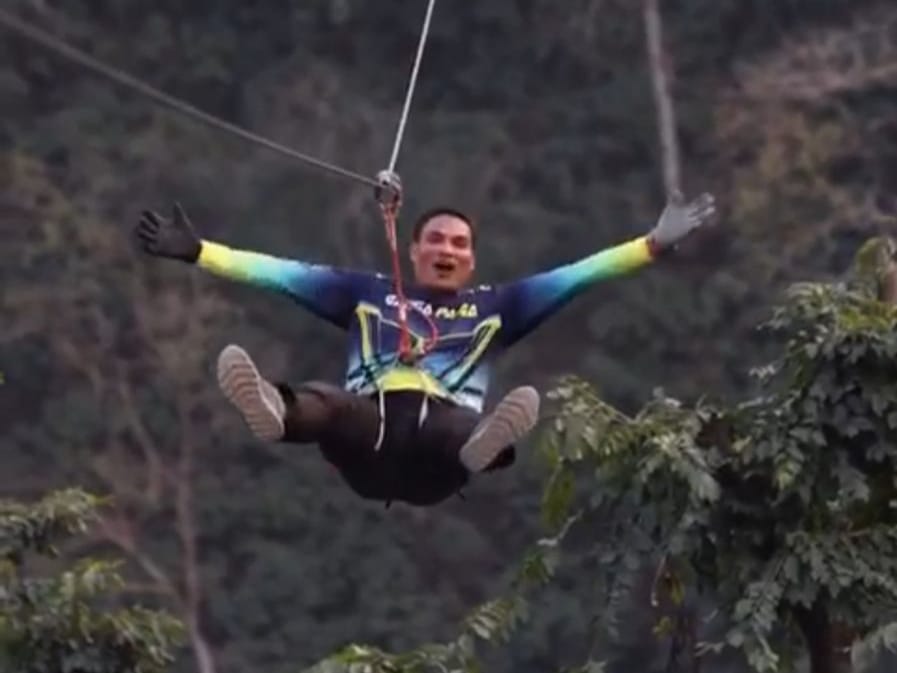 Ziplining in Rishikesh